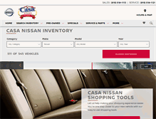 Tablet Screenshot of casanissan.com